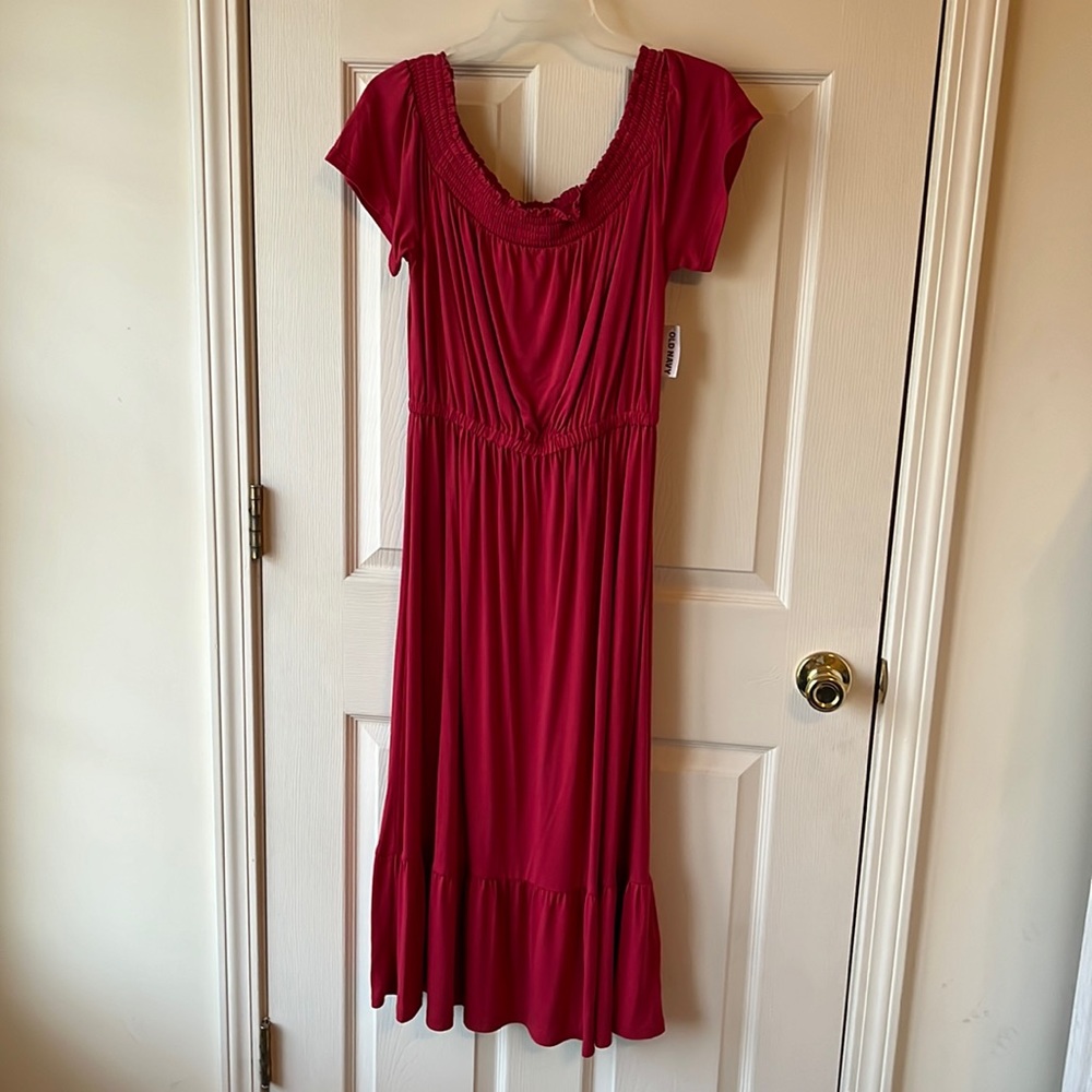 BRAND NEW OLD NAVY OFF THE SHOULDER DRESS
